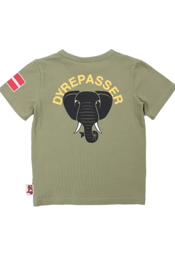 Dyrepasser T-shirt Sage ELEFANT