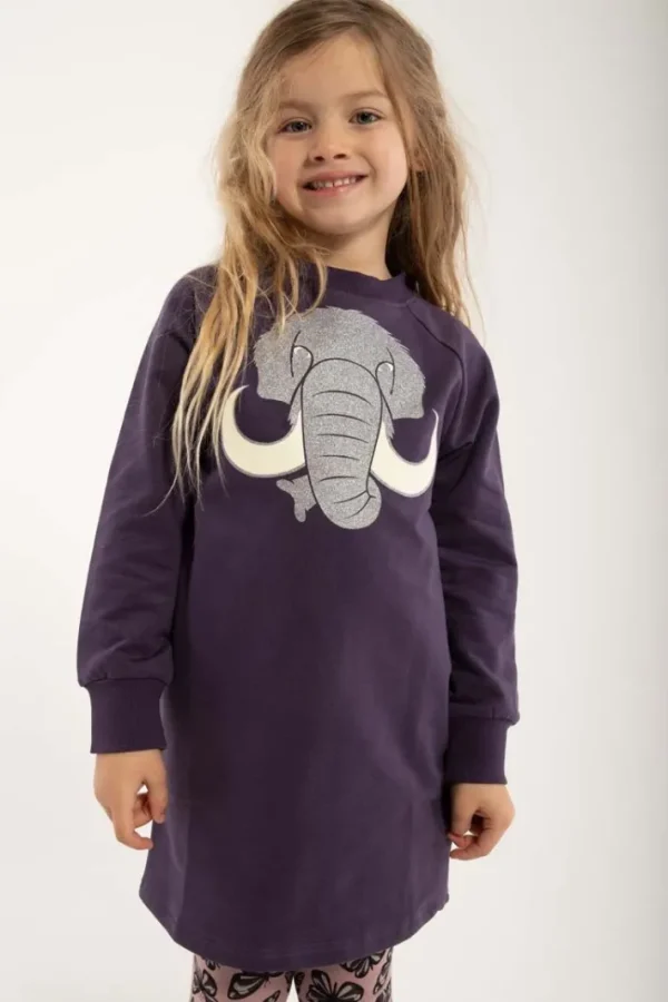 Dyrfurry Sweat Dress Black Mauve MAMMUT