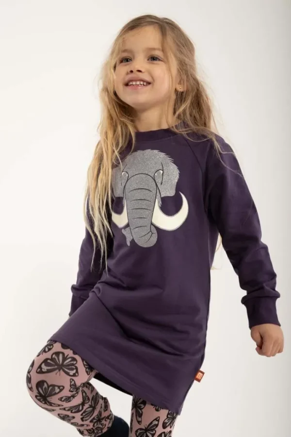 Dyrfurry Sweat Dress Black Mauve MAMMUT