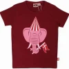 Dyrgrowl T Deep Red HURRA ELEFANT