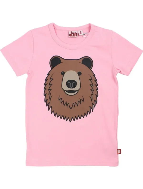 Dyrgrowl T Pastel Pink BRUN BJOERN