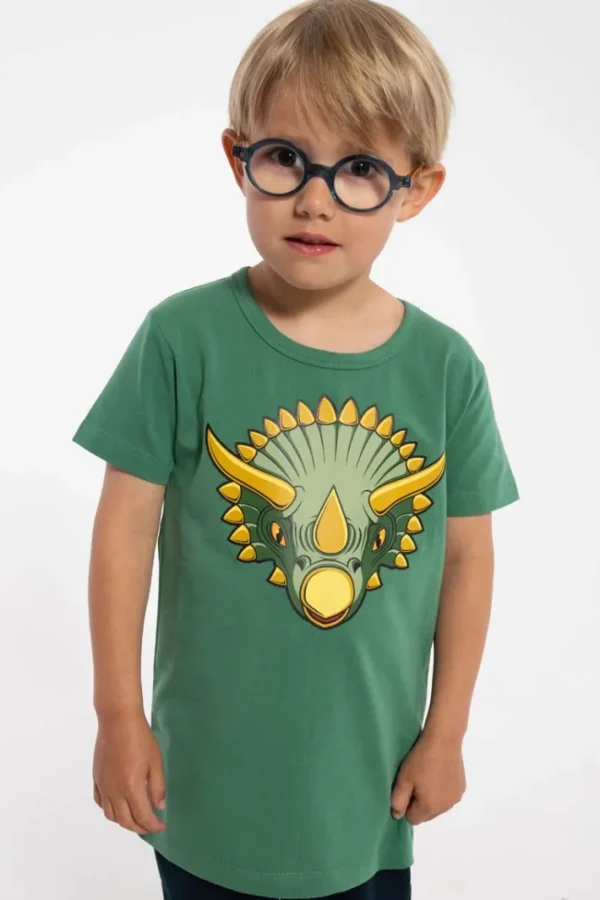 Dyrgrowl T Fatique Green TRICERATOPS