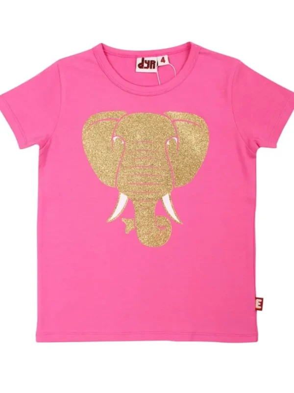 Dyrgrowl T Super Pink ELEFANT Glitter