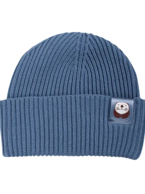 Dyrland Cotton Beanie Blue Grey