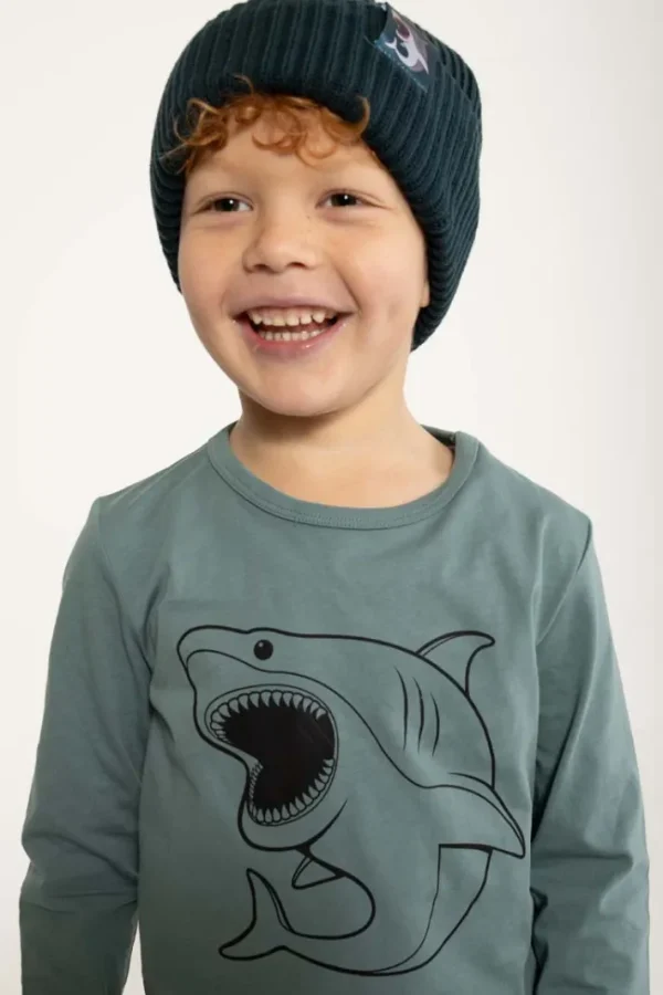 Dyrland Cotton Beanie Dark Slate