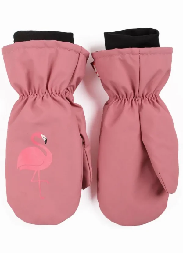 Dyrpaw Mittens Warm Rose FLAMINGO