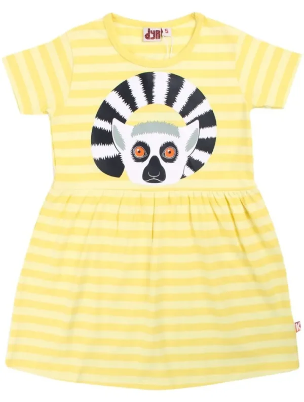 Dyrpower Dress Bright Yellow/Light Yellow KATTALEMUR
