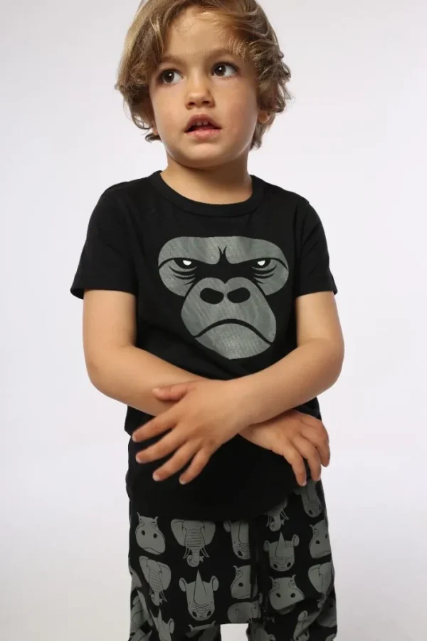 Dyrprimate SS NOOS Black ZOOMGORILLA