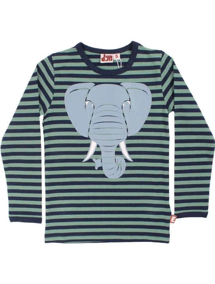dyrroar_t_aopstrib_dark_n_2.webp Dyrroar T AOP/STRIB Dark Navy/Grey Moss ELEFANT