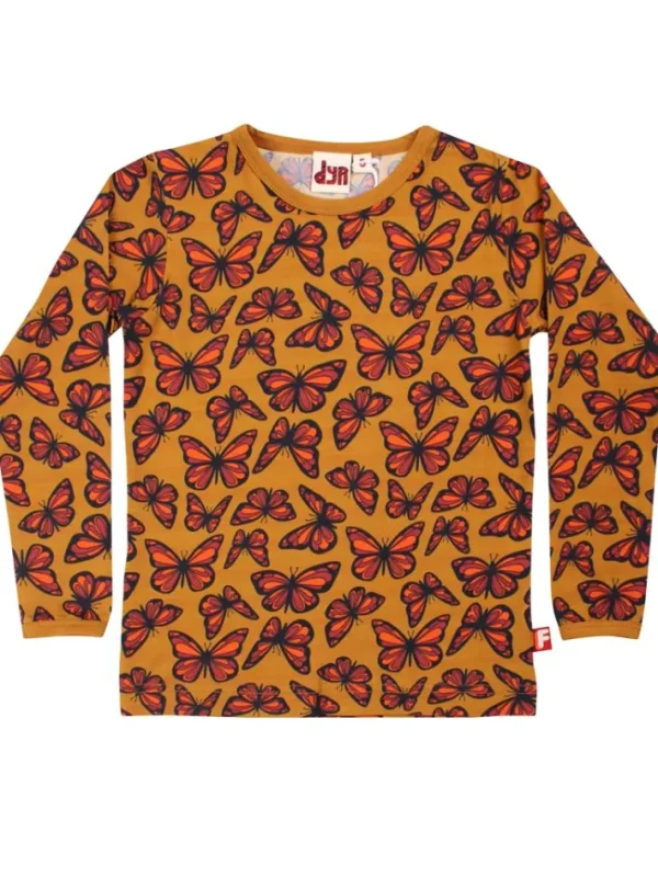 Dyrroar T AOP/STRIB Golden Honey FLUTTER