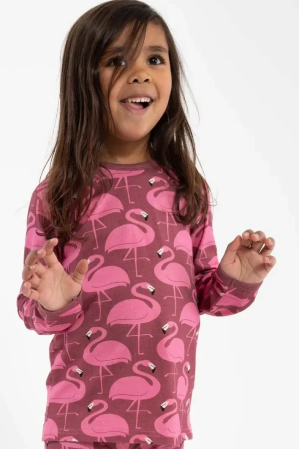 Dyrroar T AOP/STRIB Old Rose/Lovely Rose FLAMINGOER