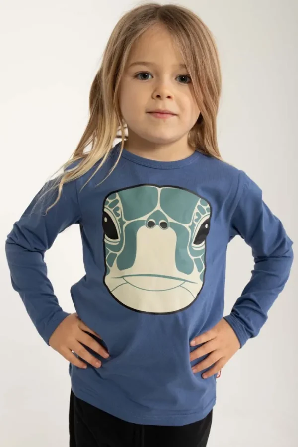 Dyrroar T Cold Blue SKILDPADDE