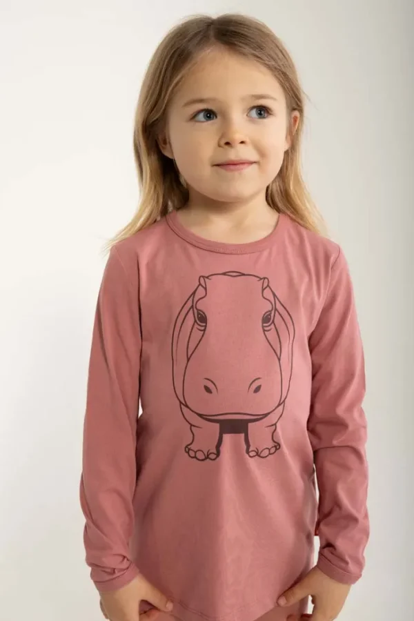 Dyrshedding T Antique Rose OUTLINE FLODHEST