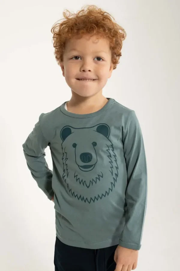 Dyrshedding T Blue Grey OUTLINE BJOERN