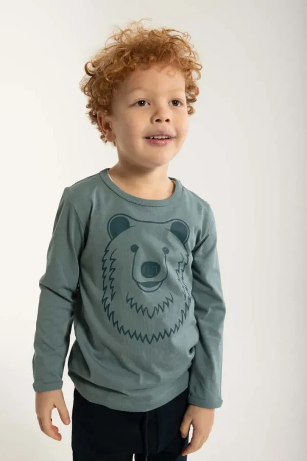 Dyrshedding T Blue Grey OUTLINE BJOERN