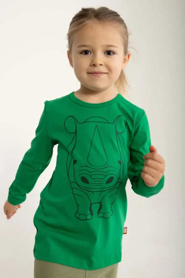 Dyrshedding T Grass Green OUTLINE NAESEHORN