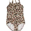Dyrstarfish Suit Beige Leopard