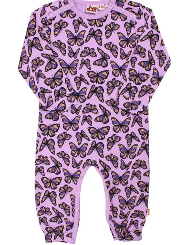 Dyrtweet Suit AOP/Strib Soft Viola FLUTTER