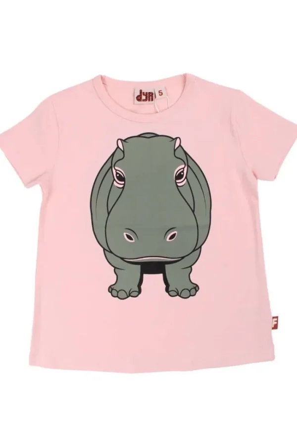 Dyrwildlife T Powder Peach HIPPO DIN VEN