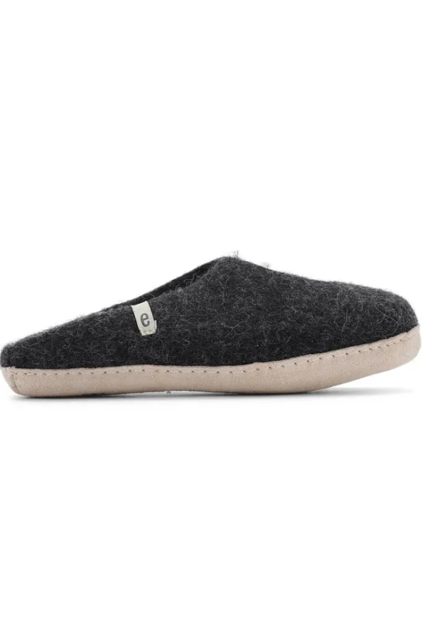 Egos Copenhagen Wool Slipper Black