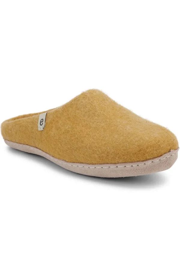 Egos Copenhagen Wool Slipper Mustard