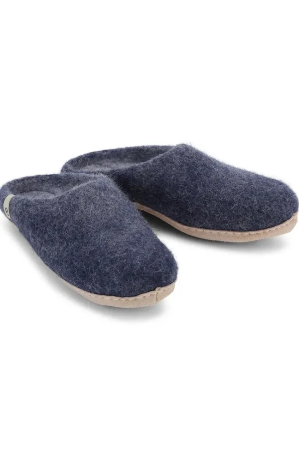 Egos Copenhagen Wool Slipper Blue
