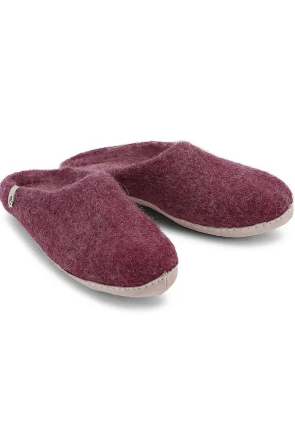 Egos Copenhagen Wool Slipper Bordeaux