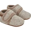 En Fant Baby Wool Slippers Sand Melange
