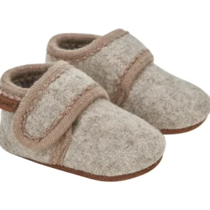 En Fant Baby Wool Slippers Sand Melange