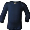 Engel Wool Natur Baby Body LS GOTS Navy