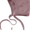 Engel Wool Natur Baby Bonnet Rosewood Melange