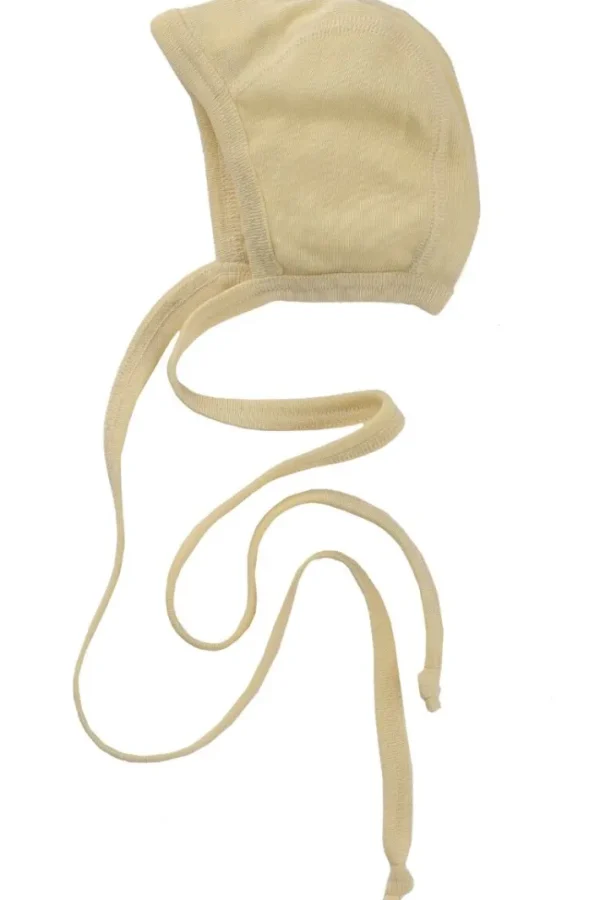 Engel Wool Natur Baby Bonnet GOTS Natural