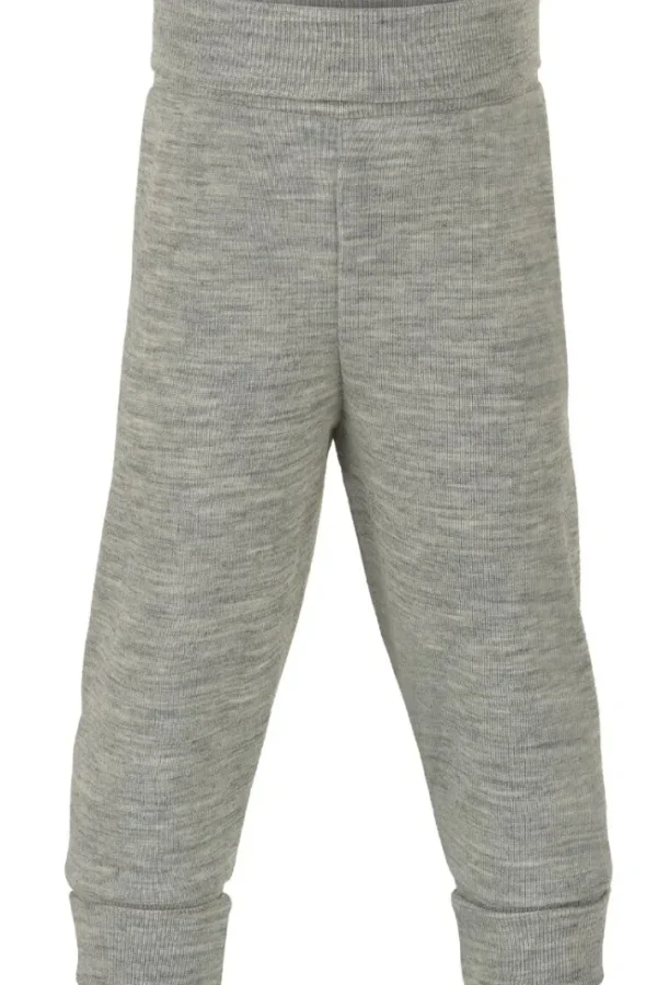 Engel Wool Natur Baby Pants Long GOTS Lt Grey Melange