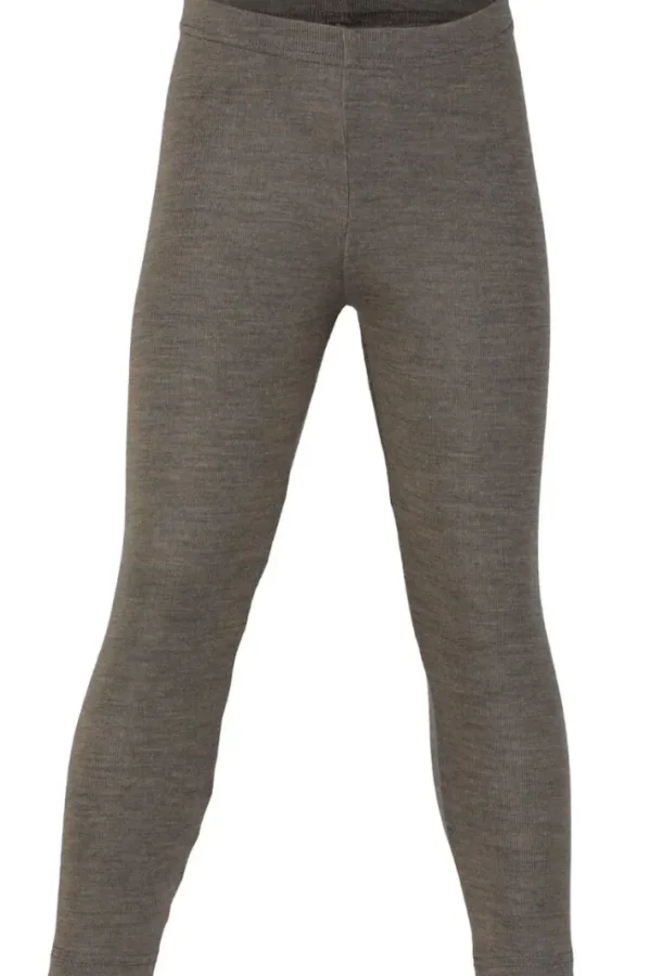 Engel Wool Natur Kids Leggings Walnut