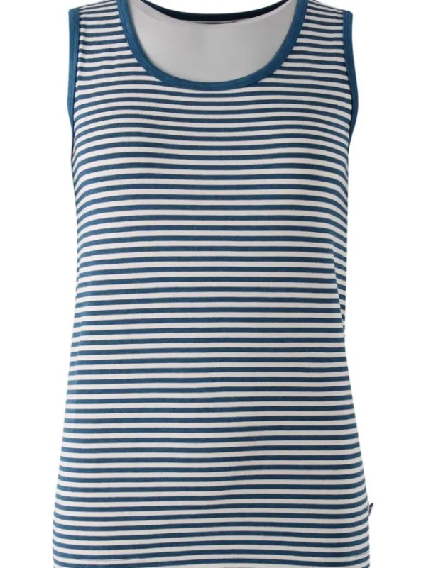 ESS - Allinge Wool Top Stone Blue/Chalk