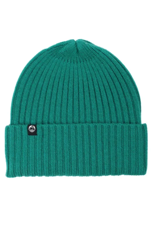 ESS - Cashmere Rib Beanie Garden Green