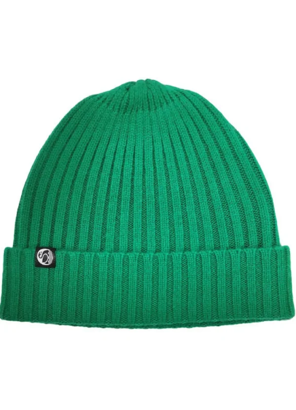 ESS - Cashmere Rib Beanie Green