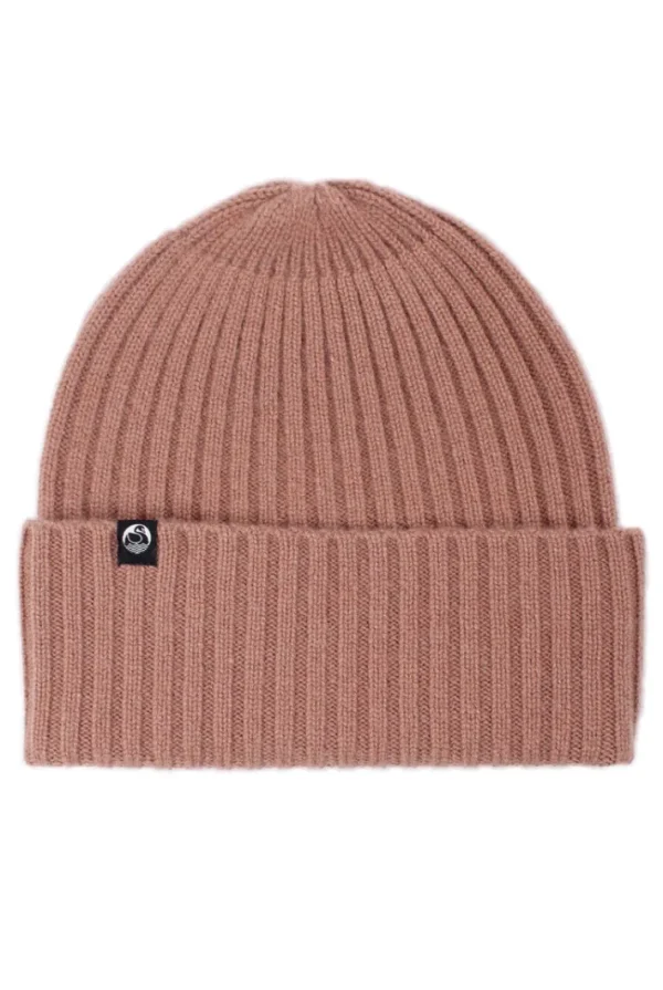 ESS - Cashmere Rib Beanie Beige Pink