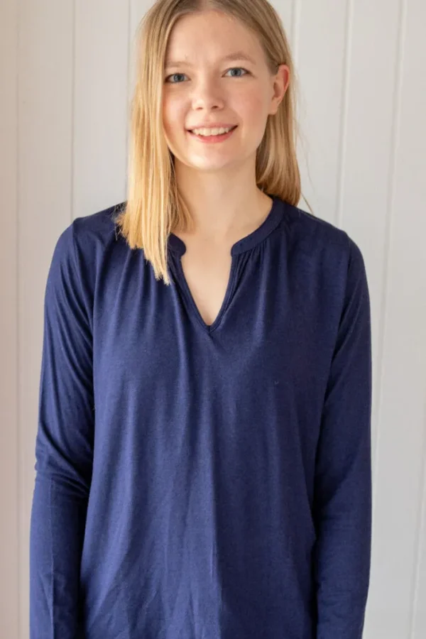 ESS - Danebaba Wool Blouse Dk Navy