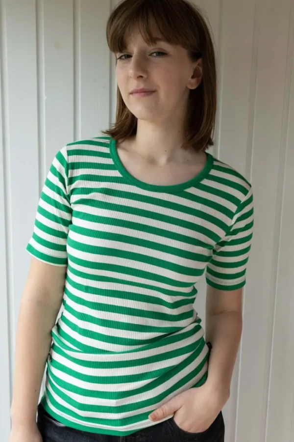 ESS - Danefriend Tee Grass Green/Chalk