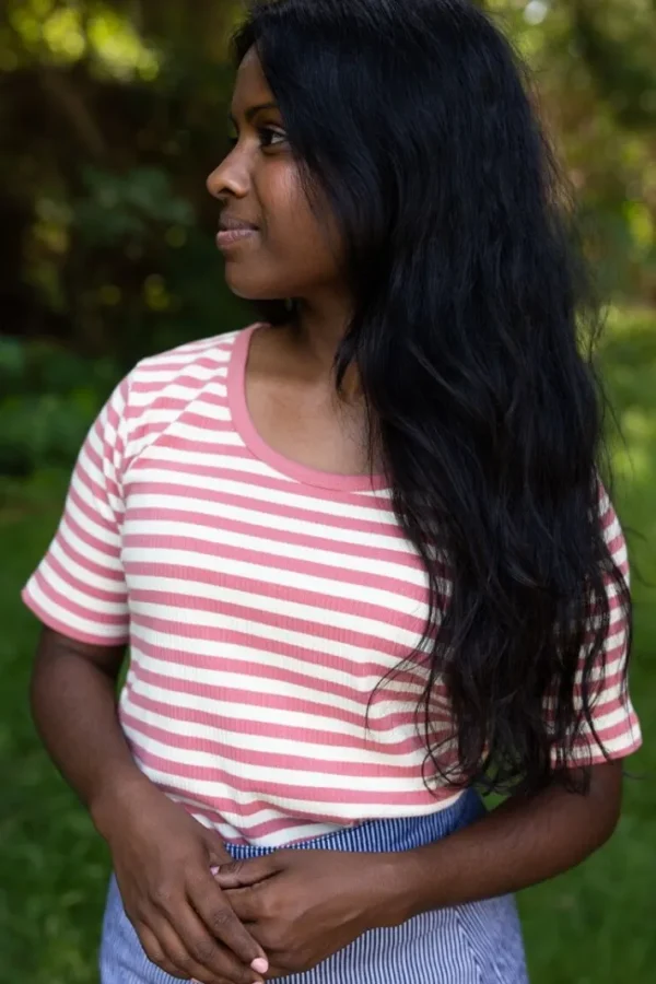 ESS - Danefriend Tee Old Rose/Chalk