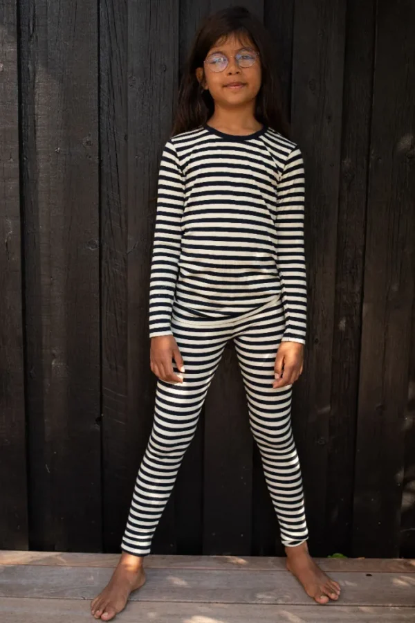 ESS - Danehimalaya Wool Leggings Navy/Chalk