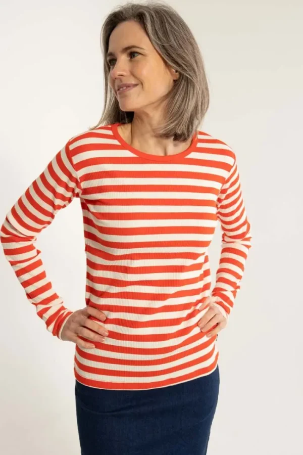 ESS - Danepartner LS Bright Red/Chalk