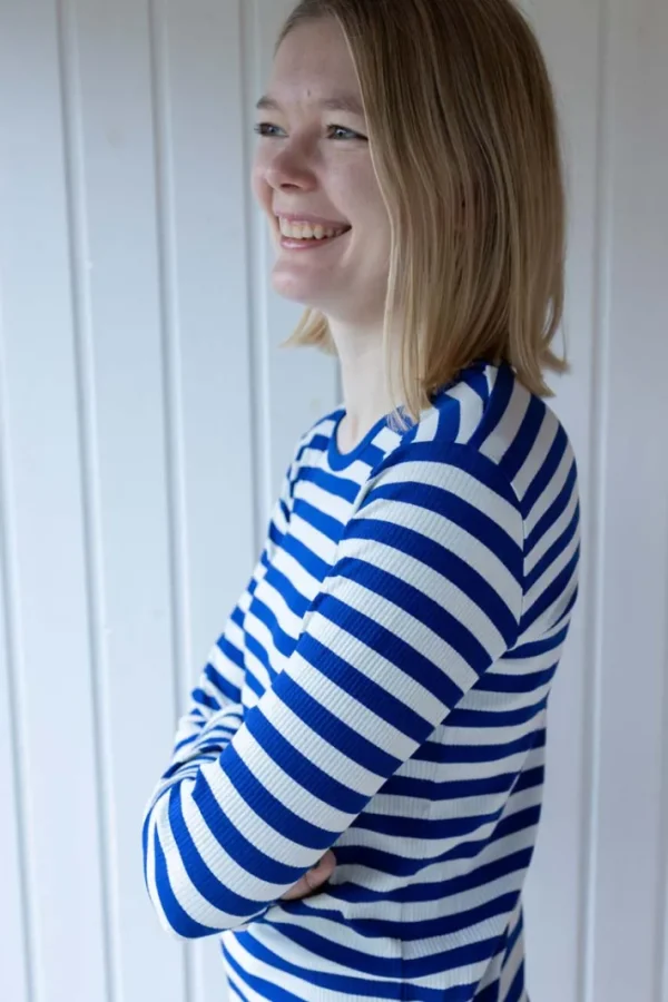 ESS - Danepartner LS Deep BLue/Chalk