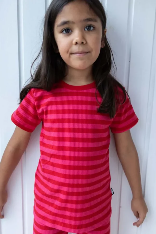 ESS - Danesoda Tee Rouge/Power Pink