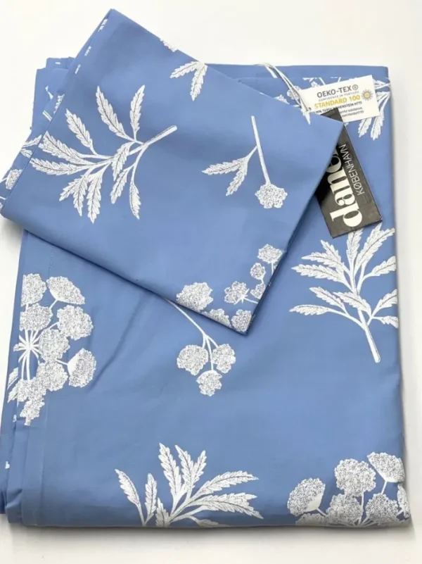 ESS - ORGANIC Danebedlinen Baby Pastel blue/Offwhite HEMLOCK