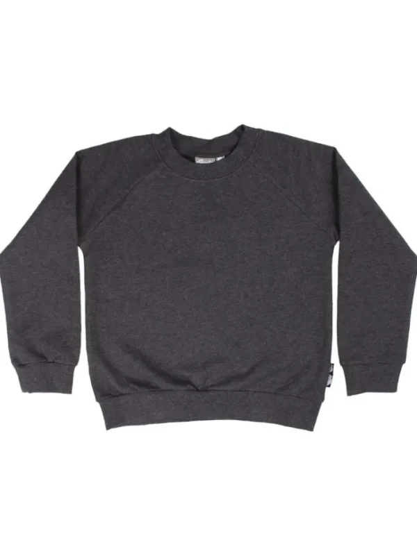 ESS - ORGANIC Danemineral Sweater Dark Hthr Grey