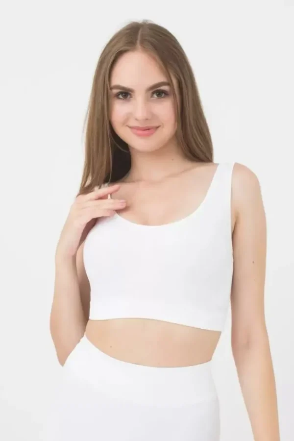 Giulia Tank Top White