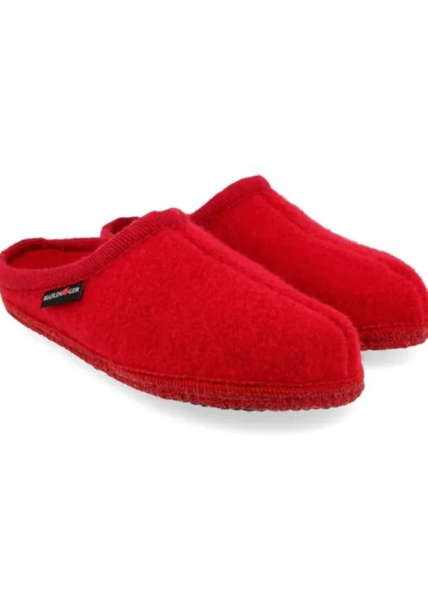 Haflinger Alaska Hjemmesko Brick Red