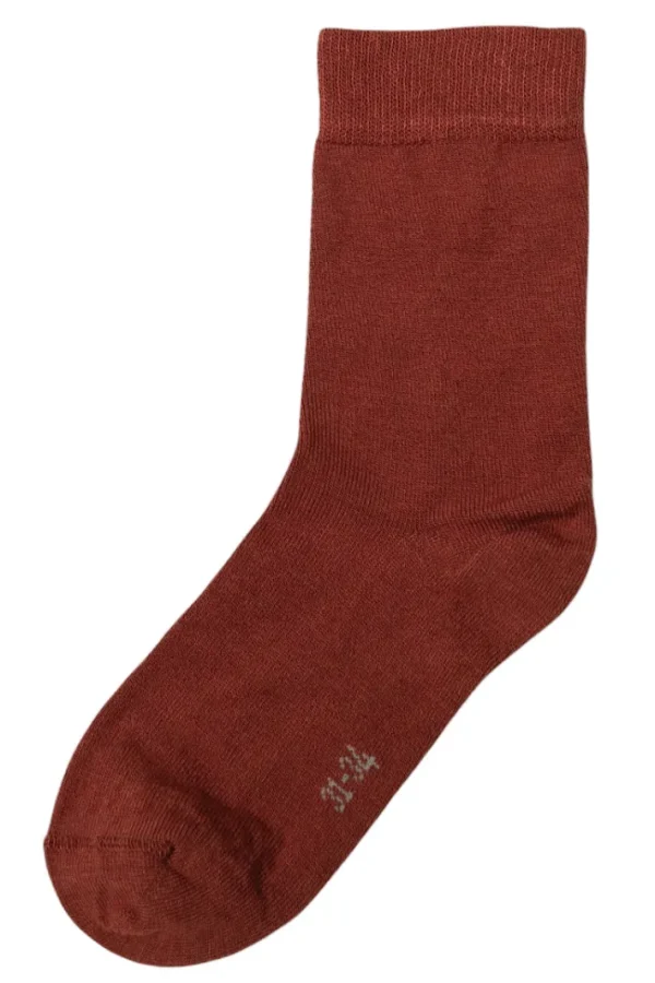 Joha Bamboo Socks Rust Red